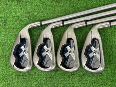Callaway X18 Iron Set 4-9+AW+SW RH JV X Series 60i Regular Graphite EL3952 - Image 1 of 4