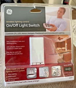 GE ZW4001 Z-Wave On / Off Light Switch 45609 Wireless Lighting Control - Picture 1 of 6