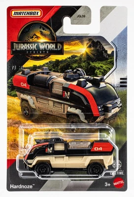 2025 Matchbox Jurassic World Rebirth Hardnoze BLACK/ BEIGE  InGEN - Image 1 of 4