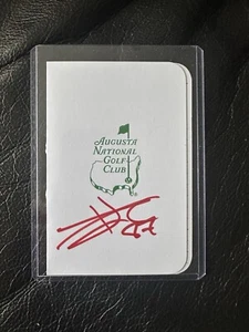 Travis Kelce  Signed  Masters Augusta  Scorecard #2 BECKETT  COA  FI19237 - Picture 1 of 2