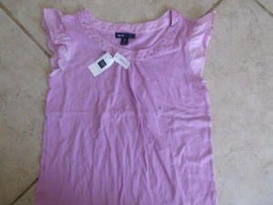 CAMICIA TOP GAP BAMBINO TAGLIA 12 XL NUOVA CON ETICHETTE FA OTTIMO REGALO LAVANDA PAILLETTES PERLINE VIOLA - Foto 1 di 8