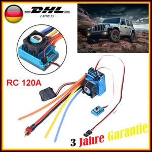 RC 120A Brushless Drehzahlregler ESC Sensored Fahrtenregler fü Auto KFZ 1:8/1:10 - Bild 1 von 24