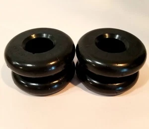 Pair Of Black Poly Shock Bump Stops 1.5" Bore Mud Truck Mega - Picture 1 of 3