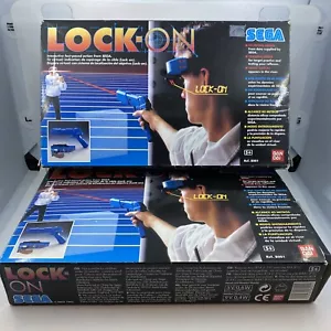 SEGA LOCK-ON 1993 Laser Tag Ban Dai Boxed 2 Vintage - Picture 1 of 19
