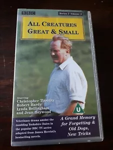 ALL CREATURES GREAT & SMALL : SERIES 7 VOL 5 : A GRAND MEMORY FOR... (VHS TAPE) - Picture 1 of 3