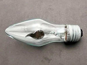 Light Bulb Night Lamp Vintage Flickering Red Flame Propaganda Communism USSR 60s - Picture 1 of 12