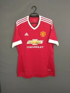 Manchester United Jersey 2015 2016 Home LARGE Shirt Soccer Adidas AC1414 ig93 - Picture 1 of 10