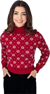 Bright & Beautiful «DYLAN SCHNEEFLOCKEN» Fair Isle JUMPER Pullover Rockabilly - Bild 1 von 10