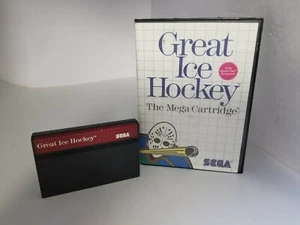 Gran HOCKEY SOBRE HIELO (SIN MANUAL) para The Sega Master System probado NTSC US/CAN G56 - Imagen 1 de 10