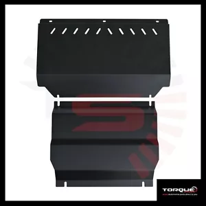 Underbody Bash Plate Set 3mm Black Suits Mitsubishi Triton ML MN - Bild 1 von 1