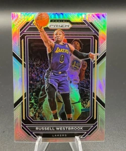 2022-23 Panini Prizm # 133 Russell Westbrook Silver Prizm Los Angeles Lakers - Picture 1 of 2