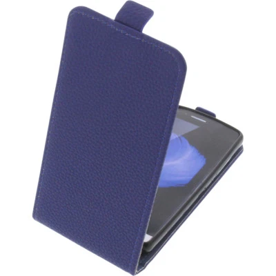 Tasche für TP-Link Neffos C5L FlipStyle Handytasche Schutz Hülle Flip Case Blau - Bild 1 von 4