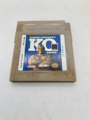 George Foreman's Ko Boxing (Nintendo Gameboy Boy GB) Cart Only Tested W Codes - Image 1 of 2