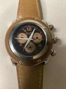 Glam Rock Miami # GR10106 Swiss Movement Hand Made Leather Band From France - Picture 1 of 12