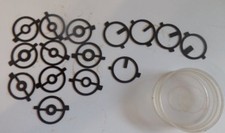 Ringk, ANSCHÜTZ, Ringkorn Balkenkorn Set M18, 15 Stück verschiedene Größen älter