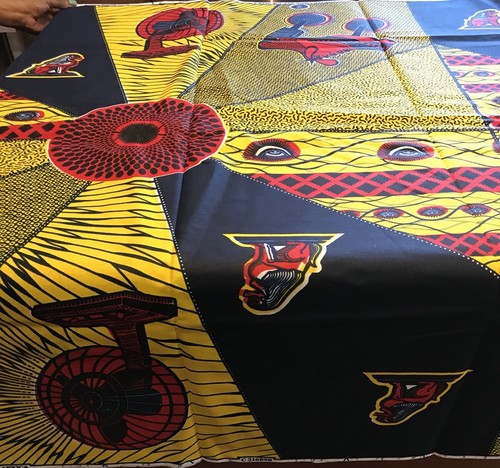 Veritable High Target Wax Prints. Handmade, 100% Cotton, African, 6yds ...