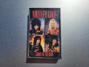 Mötley Crüe – Shout At The Devil Cassette Tape 1983 Elektra. No Bar Code - Picture 1 of 4