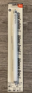 Light Fluorescent Tube Lamp 12" NEW GE F8T5.CW - Picture 1 of 5