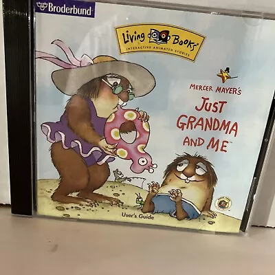 Vintage Mercer Mayers Just Grandma And Me Living Books CD ROM 1997 Broderbund - Image 1 of 3