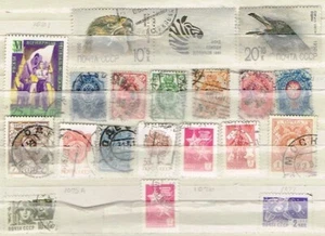 20 Assorted Cancelled Postage sTamps from Russia (11-284) - Picture 1 of 1