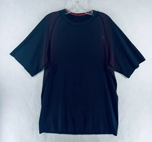 Nike Dri-Fit Men's Black/Red Sans Couture Seamless Shirt Sz XL cycling running - Picture 1 of 10