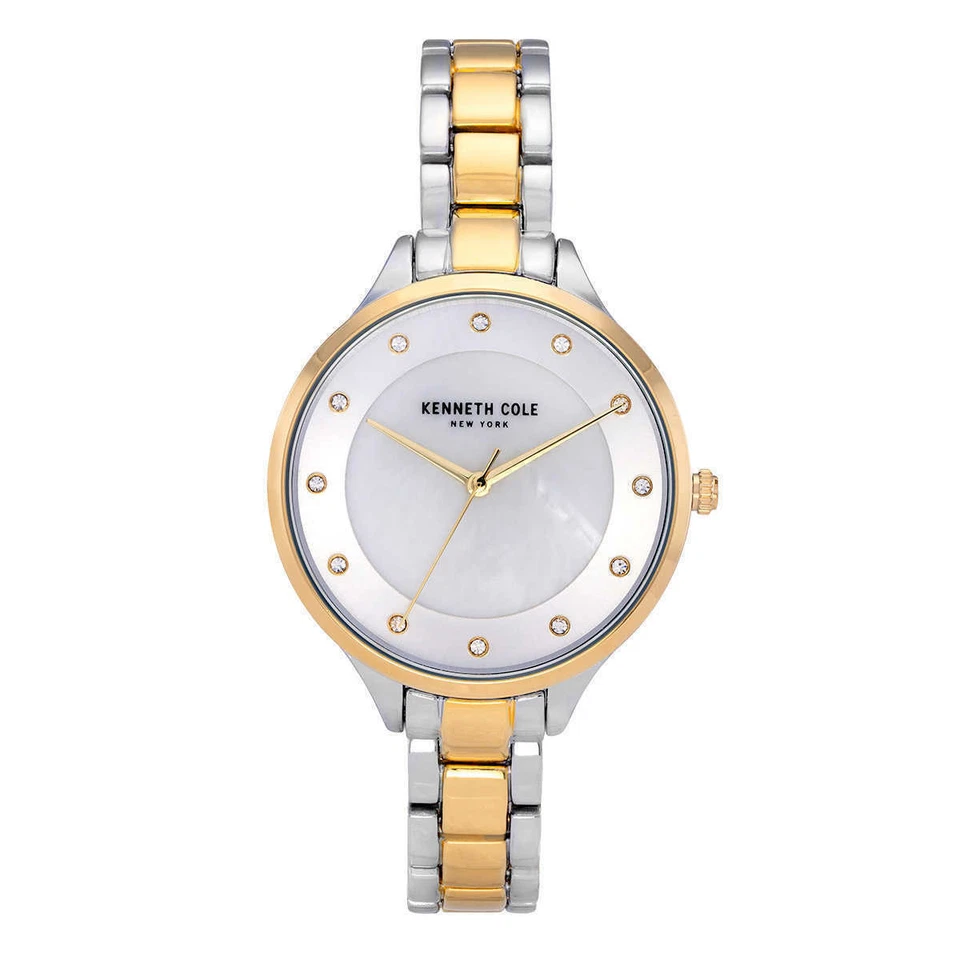 Kenneth Cole KC51058001 Women's 36mm Two Tone Stainless Steel Watch