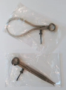 Vintage INDIA Caliper Tool Set - Inside Outside Calipers Machinist Tools Sealed - Picture 1 of 9