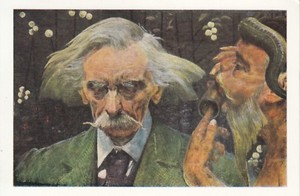 "Post Card - Jacek Malczewski ""Portrait of Stanislaw Bryniarski"