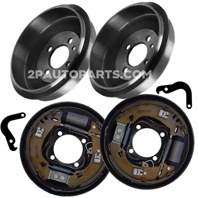 KIT MASSE FRENO PIATTI FRENO GANASCE CILINDRETTI TAMBURI PER FIAT PANDA 141 4X4 - Immagine 1 di 4
