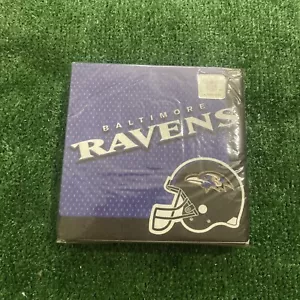 Baltimore Ravens NFL Pro Football Sports Banquet Party Bulk Luncheon Napkins - Picture 1 of 1