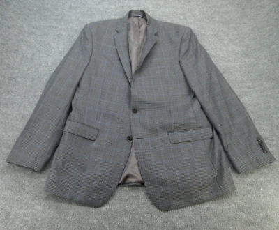 Ralph Lauren Sport Jacket Mens 46L Gray Silk Wool Blend Single Vented Adult Coat - Image 1 of 4