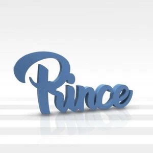 SCRITTA IN LEGNO DA APPOGGIO PRINCE ARREDO CAMERETTA LEGNO DECORATIVO BAMBINI - Picture 1 of 19
