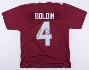 Anquan Boldin Signed Florida State Seminoles Jersey 99 National Champs (JSA COA) - Picture 1 of 6