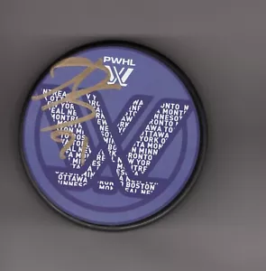 Hilary Knight signed PWHL Boston women's hockey puck 2024 PROOF - Picture 1 of 3