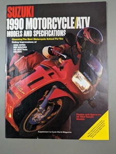 Suzuki 1990 Motorcycle/ATV Model And Specifications  magazine - Picture 1 of 11