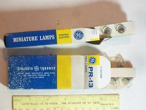 Electric BULBS PR-13 MINIATURE LAMP GENERAL ELECTRIC ORIGINAL BOX DORCO LAMP 101 - Picture 1 of 5