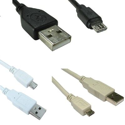 Micro USB Cable Charger Lead For Samsung Galaxy Kindle Charging 0.5m 1m 2m 3m 5m • 1.99£