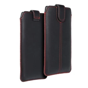 Funda universal para móvil Smartphone negro-rojo para 6 pulgadas - Imagen 1 de 5