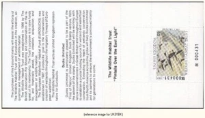 D2K Britain (UK) Duck Stamp 1991 Bklt/1 w/cover - Picture 1 of 1