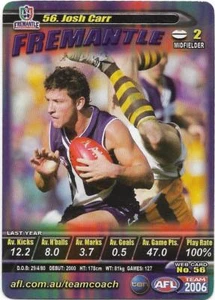 2006 TeamCoach (56) Josh CARR Fremantle - Picture 1 of 1