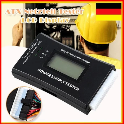 20/24 Pin ATX BTX ITX SATA Diagnose Prüfgerät Computer PC-Netzteil Tester - Bild 1 von 4
