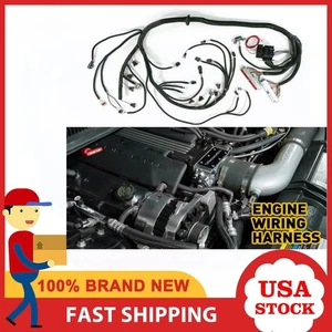 LS1 STANDALONE WIRING HARNESS T56 or Non-Electric Tran 4.8,5.3,6.0 97-06 DBC US - Bild 1 von 12