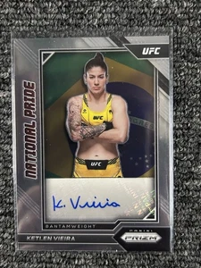 2023 Panini Chronicles UFC National Pride Signatures Ketlen Vieira #NP-KVR Auto - Picture 1 of 2