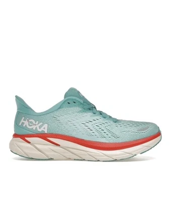 Hoka One One Clifton 8 Aquarelle 运动鞋女式 7.5B 码步行跑步健身房 — 第 1/4 张图片