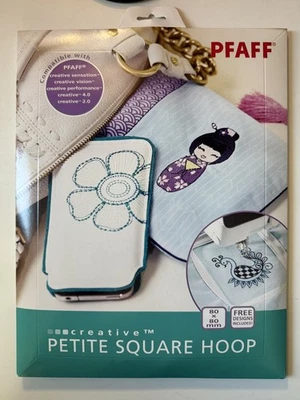 Aro cuadrado PFAFF Petite 80x80 mm Foto 1 de 2