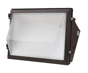Traditional Wall Pack LED 45/35/25W Outdoor Security Light with Photocell Bronze - Picture 1 of 2