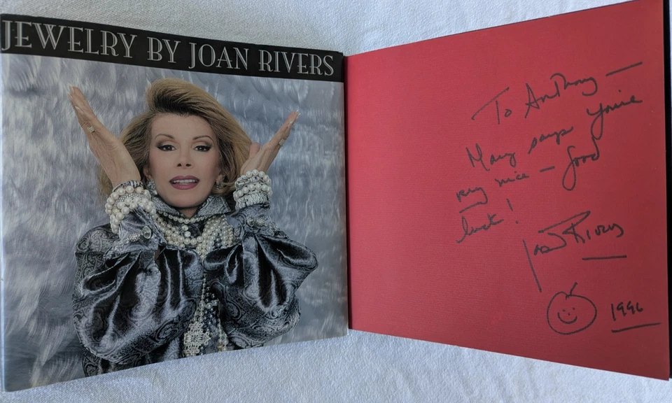 SIGNED Jewelry by Joan Rivers Book HC/DJ FIRST EDITION/PRINTING, 1996 Foto 1 de 4