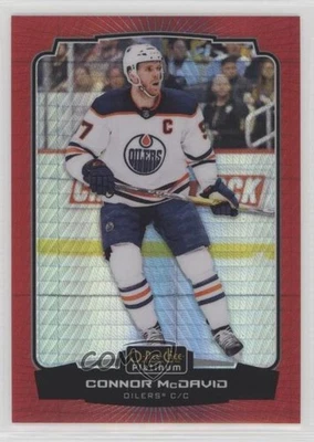 2022-23 O-Pee-Chee Platinum Red Prism /199 Connor McDavid #97 - Image 1 of 2
