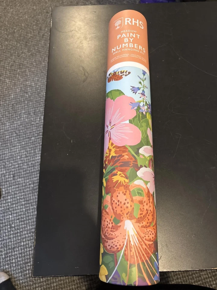 RHS Meadow Paint By Numbers Wall Hanging Kit - Image 1 of 4