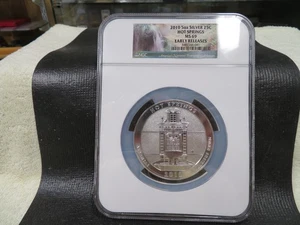 2010-P Hot Springs 5 oz Silver ATB NGC Early Release - Picture 1 of 2